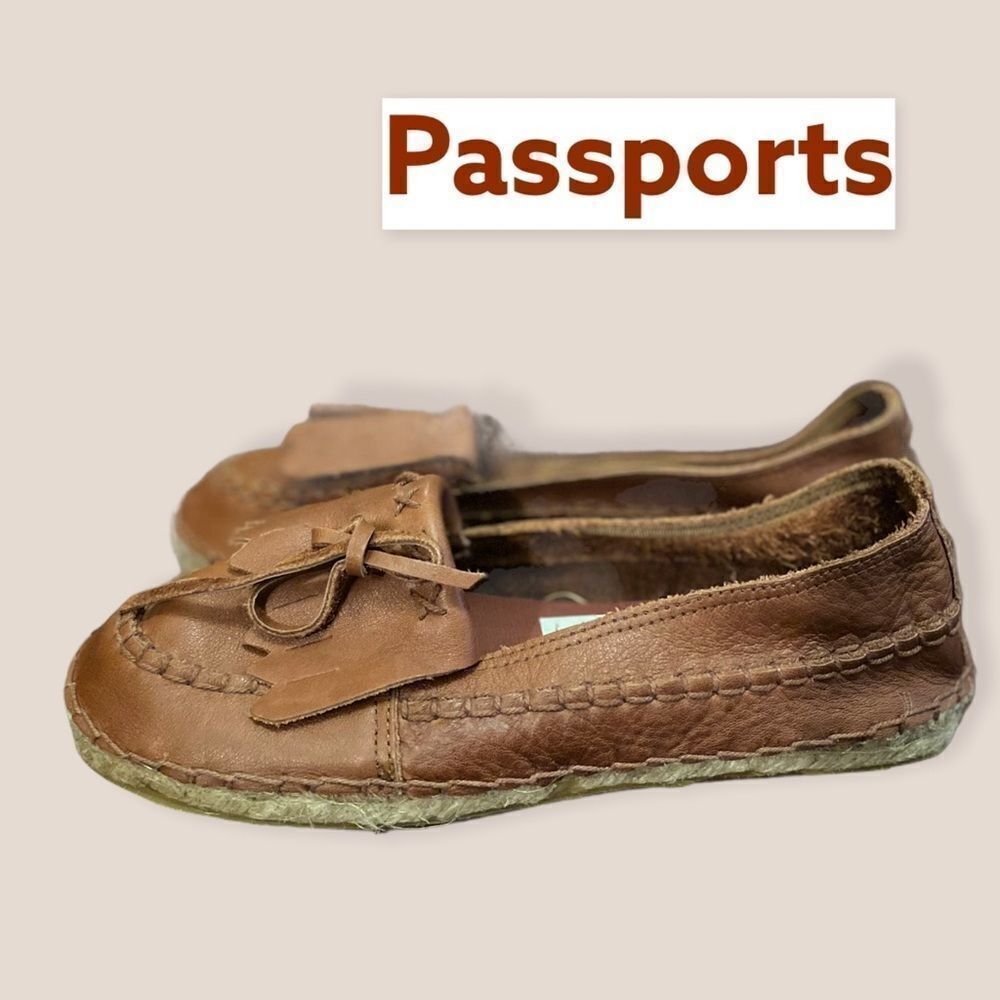Passports "Gil" Kilted Espadrille Loafers 6